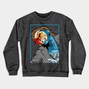 Night Jackal Pixelated Crewneck Sweatshirt